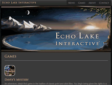 Tablet Screenshot of echolakeinteractive.com